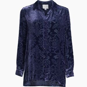 Jade (Johnny Was) Size Small. Like New.MISTY LONG SLEEVE BUTTON DOWN SHIRT